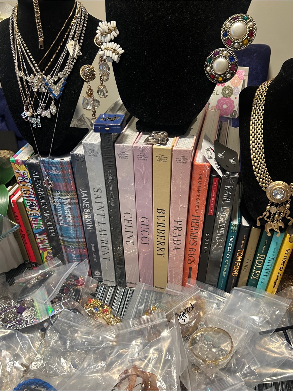 Designer Fashion Coffee Table Book Set — Assorted Pastel Spines